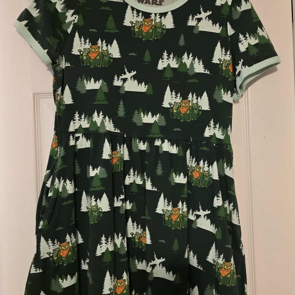 Her Universe Green Cuffed Sleeve Sundress